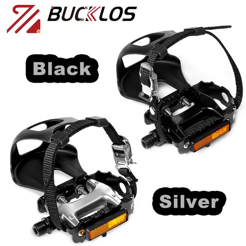 Bicycle toe clip pedals with - toe,